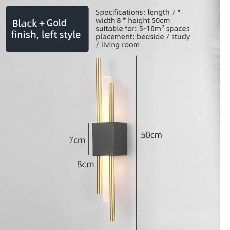 Nordic Modern LED Wall Sconce – Hardwired