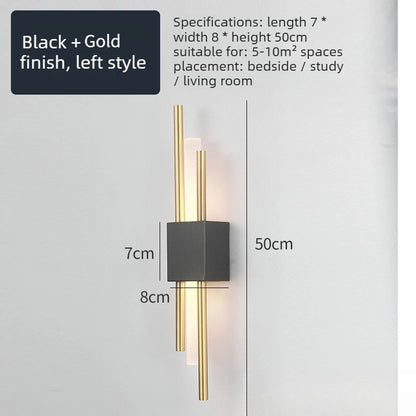 Nordic Modern LED Wall Sconce – Hardwired