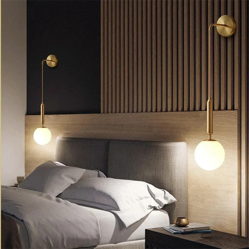 Modern Nordic Glass LED Wall Lamp