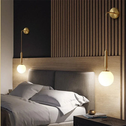Modern Nordic Glass LED Wall Lamp