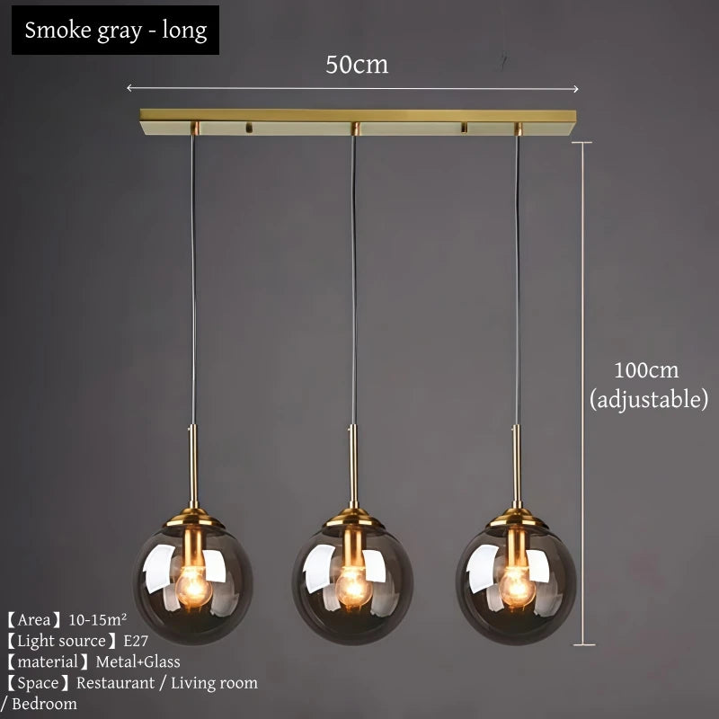 Luxury Glass Pendant Light for Home