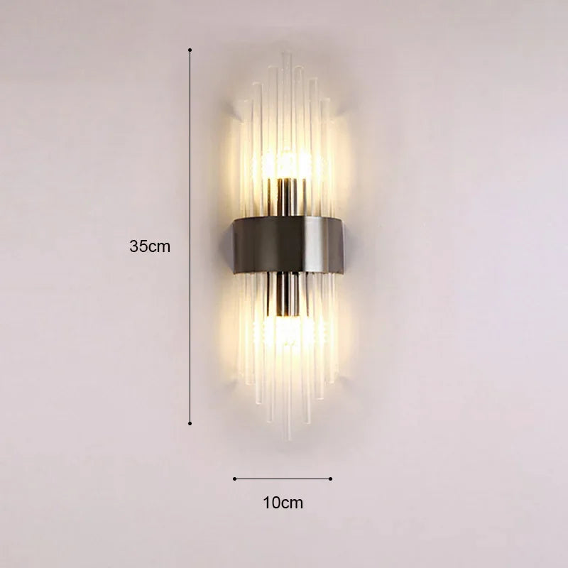 Luxury Gold LED Wall Sconce Lamp