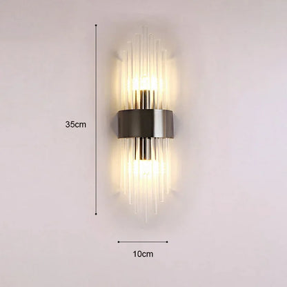 Luxury Gold LED Wall Sconce Lamp