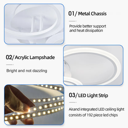 LED Ring Ceiling Pendant Light