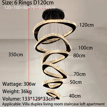 Modern Luxury Pendant Chandelier for Living Room