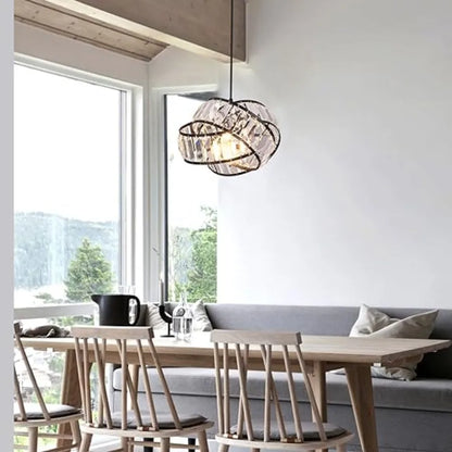 Modern Crystal Ring Chandelier