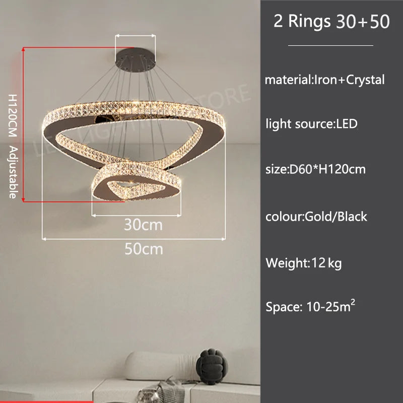 Modern Luxury Pendant Chandelier for Living Room