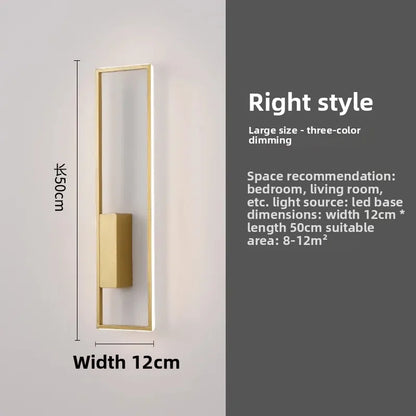 Nordic Long Strip LED Wall Lamp