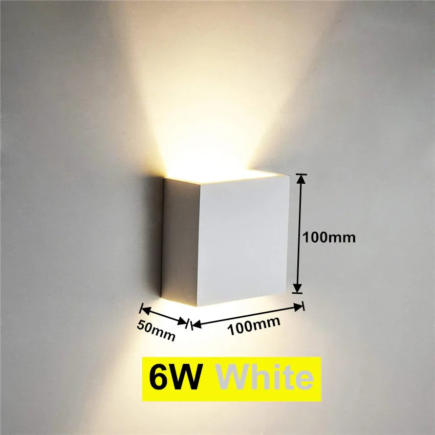 Aluminum Cube LED Wall Sconce – Indoor Light