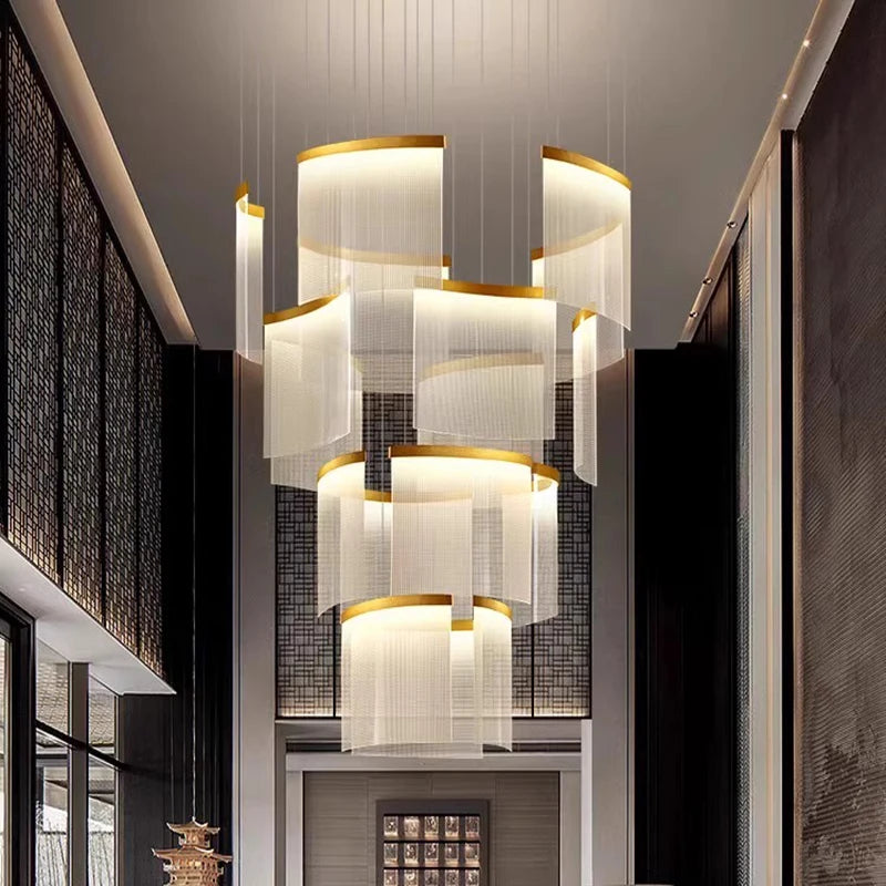modern home staircase chandelier,