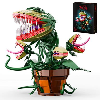 Audrey II Piranha Plant Building Blocks Set (629 Pieces)