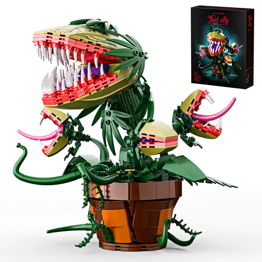 Audrey II Piranha Plant Building Blocks Set (629 Pieces)