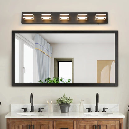 Modern LED Vanity Light - 5 CCT Bathroom Wall Fixture,