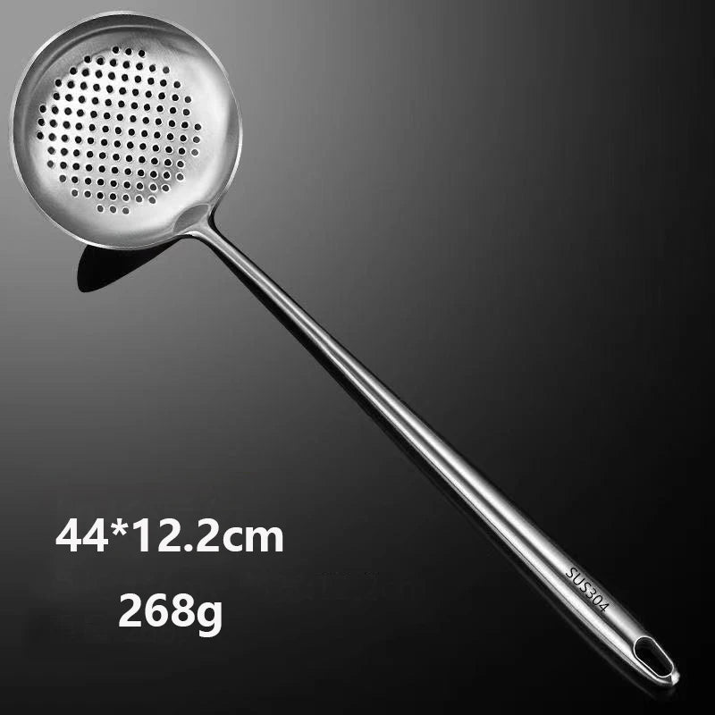 Stainless Steel Wok Spatula & Ladle Set