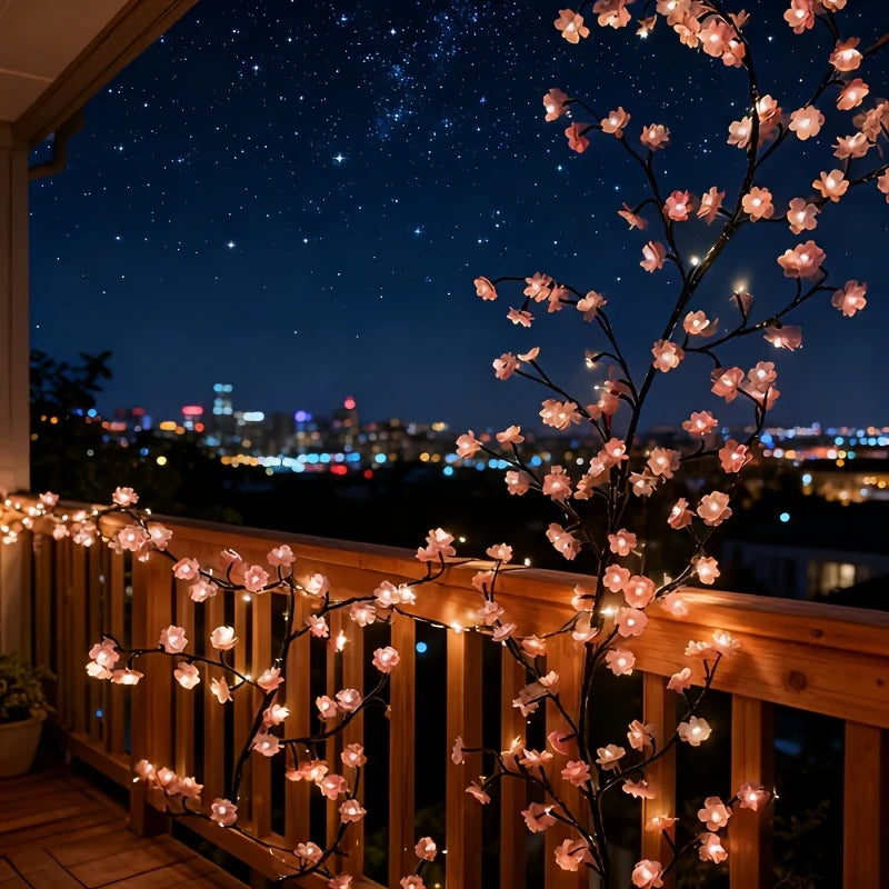 Cherry Blossom USB Branch Wall Lights