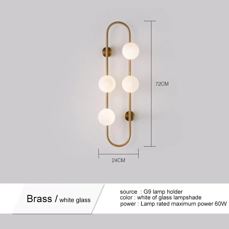 Glass Wall Lights Decoracion Art