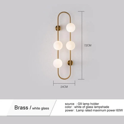 Glass Wall Lights Decoracion Art