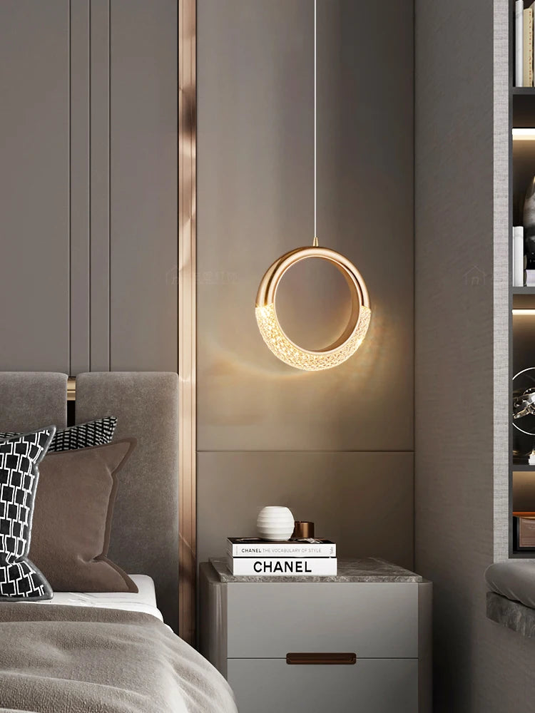 Light Luxury Bedroom Bedside Small Pendant