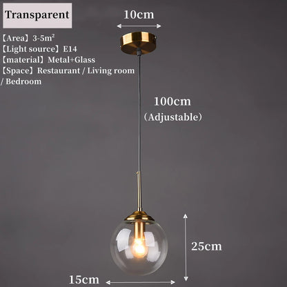 Luxury Glass Pendant Light for Home
