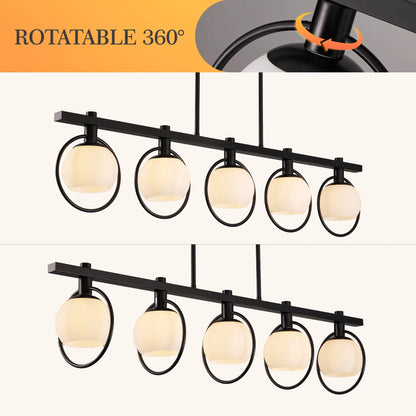 Black Metal Pendant Chandelier