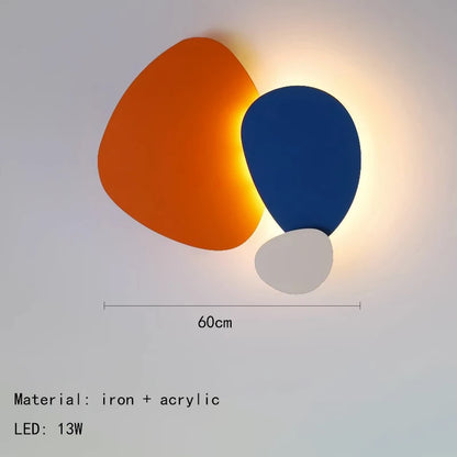 Creative Macaron LED Wall Lamp – Modern Decor Light