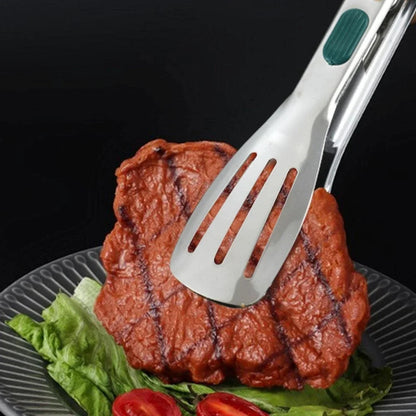 Food Tongs BBQ Meat Salad Bread Clip Barbecue Grill
