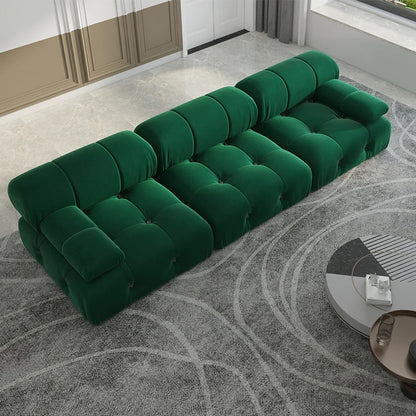 Modern Velvet Sectional Sofa-104/Inch