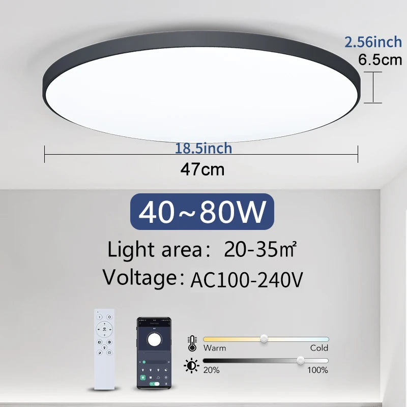 MARPOU Smart LED Ceiling Light with Remote