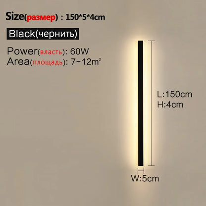 Waterproof Nordic LED Outdoor Wall Light – IP65