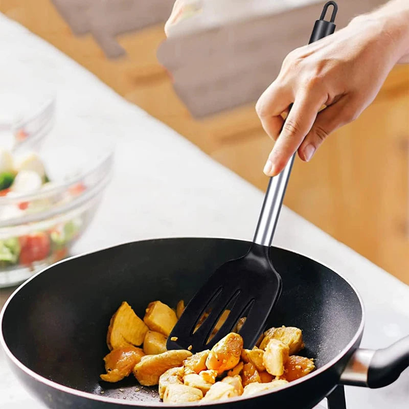 2PCS Nonstick Silicone Cooking Spatulas