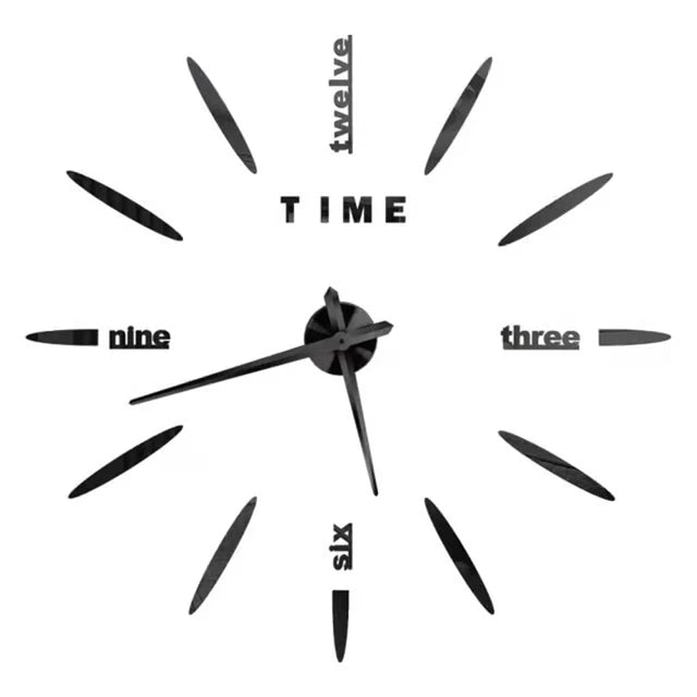 3D DIY Luminous Wall Clock