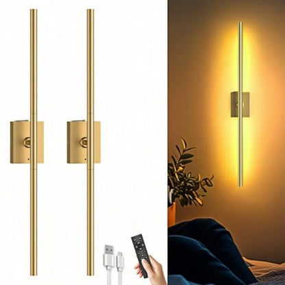 Battery Operated Wall Sconces Set of Two