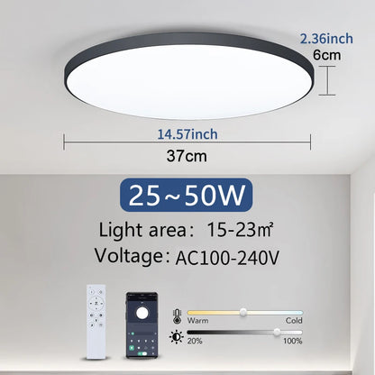 MARPOU Smart LED Ceiling Light with Remote
