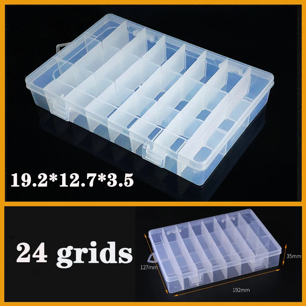 Clear Organizer Box for Jewelry & Tools