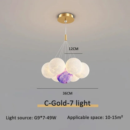 Cream Ball LED Pendant Light