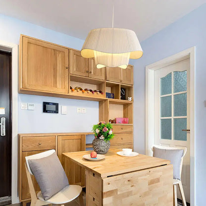 Nordic Cream Fabric Pendant Chandelier