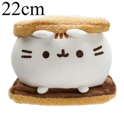 Pusheen Kawaii Plush Toy Donut Unicorn Room Decoration Anime Potato Chip Ice Cream Pizza Cake Cat Stuffed Animal Dolls Gift