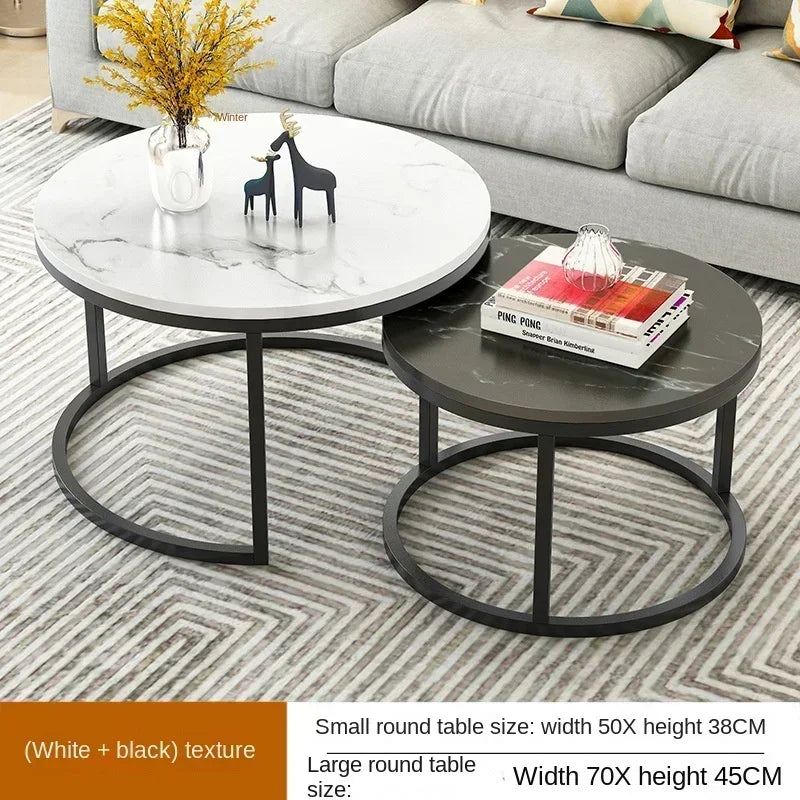 Marble Texture Tea Table Set