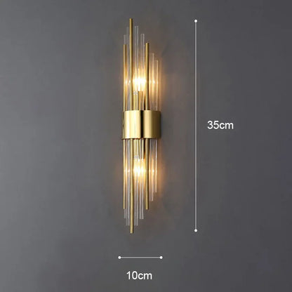 Luxury Gold LED Wall Sconce Lamp