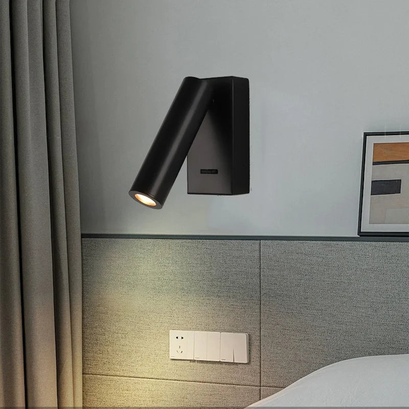 Adjustable LED Reading Wall Light – Modern Bedside Lamp