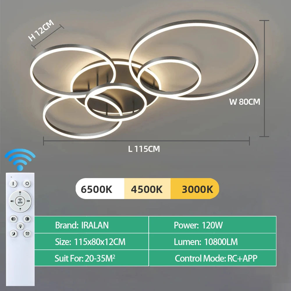 Modern Indoor LED Ceiling Chandelier