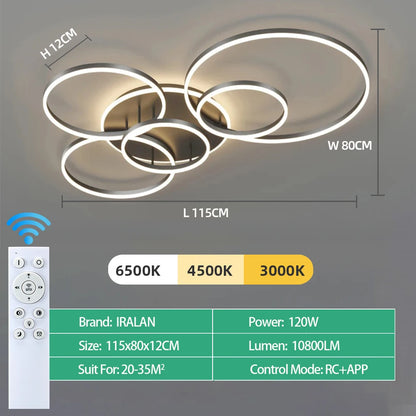Modern Indoor LED Ceiling Chandelier