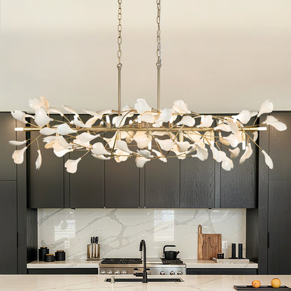 Modern Luxury Art Chandelier Gold Kitchen