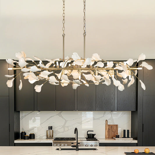 Modern Luxury Art Chandelier Gold Kitchen