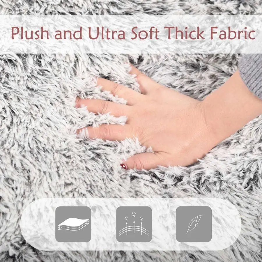 Faux Fur Memory Foam Bean Bag Chair