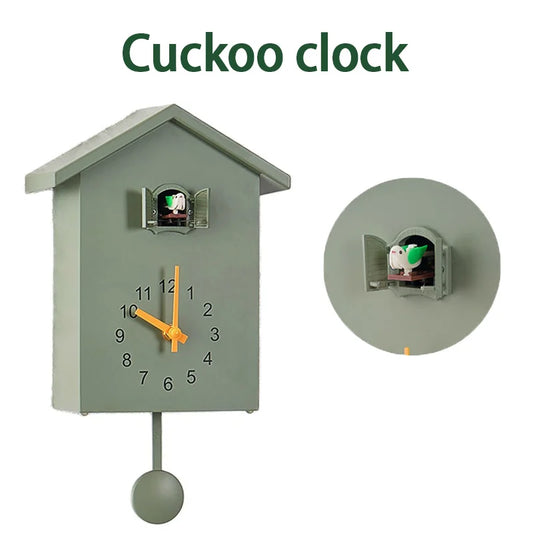 Bird Quartz Hanging Wall Clock