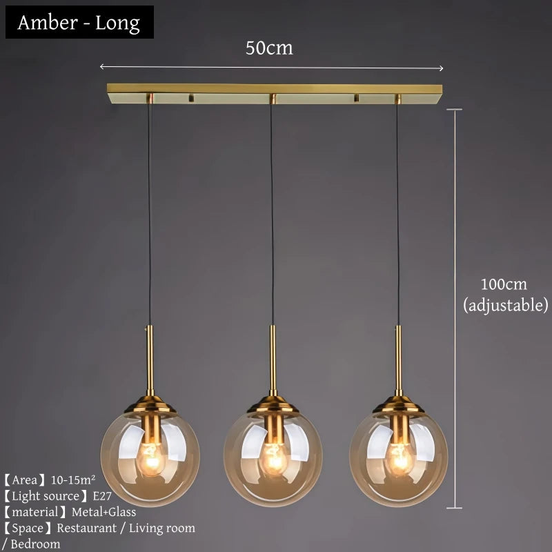 Luxury Glass Pendant Light for Home