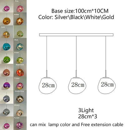 Modern Lava LED Pendant Lamp