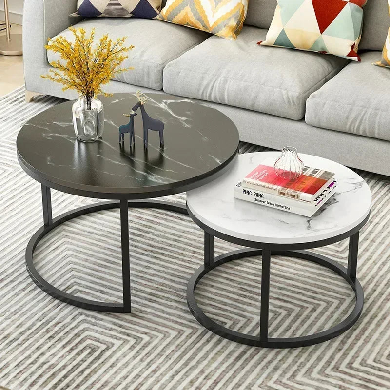 Marble Texture Tea Table Set