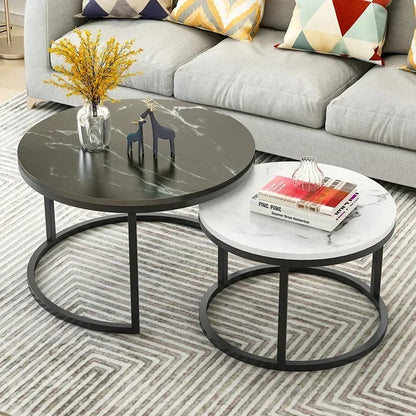 Marble Texture Tea Table Set